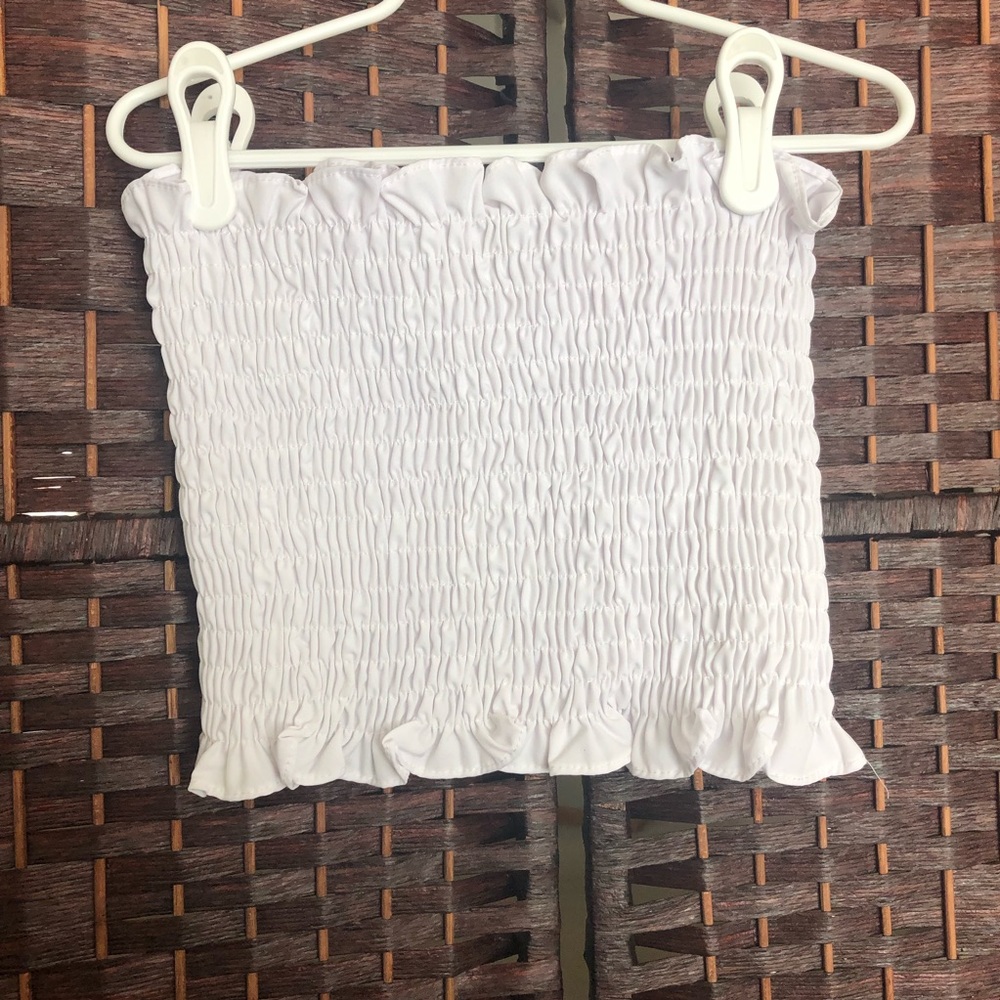 White Shein Tube Top